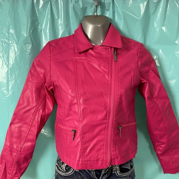 Girls Jackets & Coats Girls Hot Pink Moto Jacket Poshmark